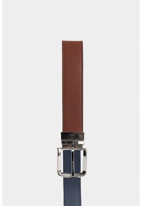 Cinturón Doble Faz Austen De Cuero Para Hombre Costuras Decorativas Bordes Cinturón Doble Faz Austen De Cuero Para Hombre Costuras Decorativas Bordes Miel 40 VÉLEZ