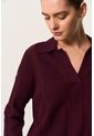 Polo Manga Larga Tejida Para Mujer Ambe Polo Manga Larga Tejida Para Mujer Ambe Vinotinto M VÉLEZ de Vélez