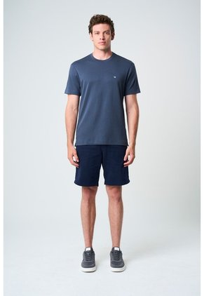 Camiseta Manga Corta Lerici Para Hombre Semi Fitted Camiseta Manga Corta Lerici Para Hombre Semi Fitted Azul Oscuro M VÉLEZ