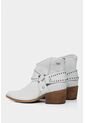 Botines Tacón Perla De Cuero Para Mujer Personalización Blanco Botines Tacón Perla De Cuero Para Mujer Personalización Blanco 34 VÉLEZ de Vélez