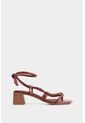 Sandalia Tacón Calatea De Cuero Para Mujer Strap Tubular Sandalia Tacón Calatea De Cuero Para Mujer Strap Tubular Vinotinto 41 Vélez de Vélez