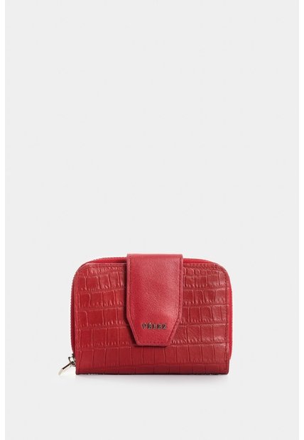 Billetera Hiedra De Cuero Para Mujer Grabado Billetera Hiedra De Cuero Para Mujer Grabado Rojo VÉLEZ