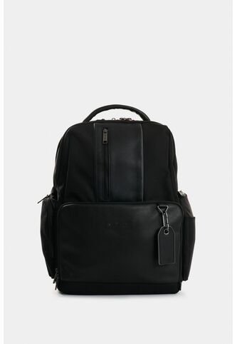 Morral Security De Lona Para Hombre Detalles En Cuero Morral Security De Lona Para Hombre Detalles En Cuero Negro VÉLEZ Vélez