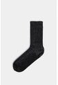 Calcetines Largos Sendero Para Mujer Acanalados Calcetines Largos Sendero Para Mujer Acanalados Negro XS VÉLEZ de Vélez