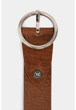 Cinturón Unifaz Liso De Cuero Para Mujer Puntera Ovalada Cinturón Unifaz Liso De Cuero Para Mujer Puntera Ovalada Miel XL Vélez