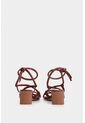 Sandalia Tacón Calatea De Cuero Para Mujer Strap Tubular Sandalia Tacón Calatea De Cuero Para Mujer Strap Tubular Vinotinto 41 Vélez de Vélez