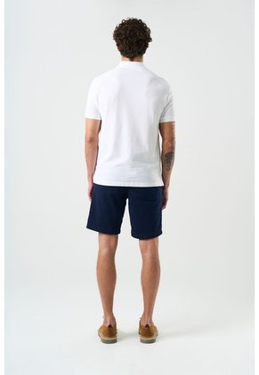 Polo Manga Corta Essential Para Hombre Textura Polo Manga Corta Essential Para Hombre Textura Blanco S VÉLEZ