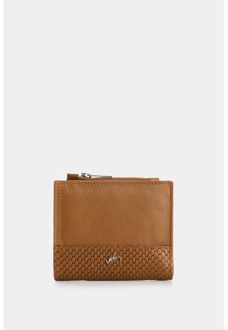 Billetera De Cuero Grabado Para Mujer Golden Billetera De Cuero Grabado Para Mujer Golden Miel VÉLEZ Vélez