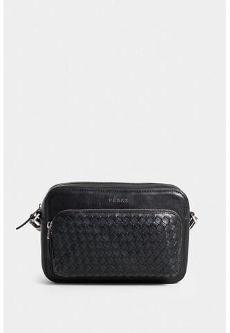 Manos Libres Kansas De Cuero Para Hombre Tejido Manos Libres Kansas De Cuero Para Hombre Tejido Negro VÉLEZ Vélez