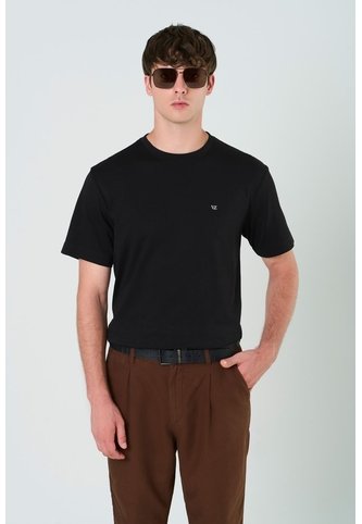 Camiseta Manga Corta Lerici Para Hombre Semi Fitted Camiseta Manga Corta Lerici Para Hombre Semi Fitted Negro M VÉLEZ Vélez