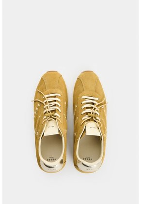 Sneaker De Cuero Carnaza Para Mujer Savanna Stitch Sneaker De Cuero Carnaza Para Mujer Savanna Stitch Verde Oliva 36 VÉLEZ