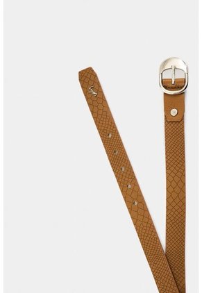 Cinturón Unifaz De Cuero Grabado Para Mujer Nacarina Cinturón Unifaz De Cuero Grabado Para Mujer Nacarina Miel M VÉLEZ