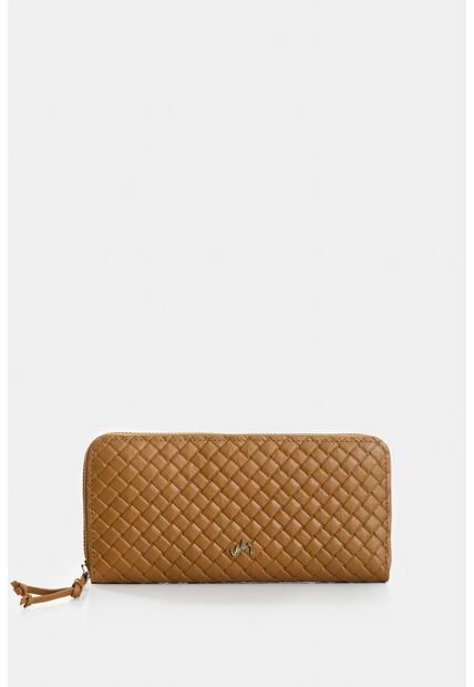 Billetera Porta Chequera De Cuero Para Mujer Astra Billetera Porta Chequera De Cuero Para Mujer Astra Miel VÉLEZ