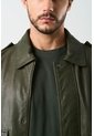 Chaqueta Bomber De Cuero Para Hombre Meridian Chaqueta Bomber De Cuero Para Hombre Meridian Verde Oliva XXXL VÉLEZ de Vélez