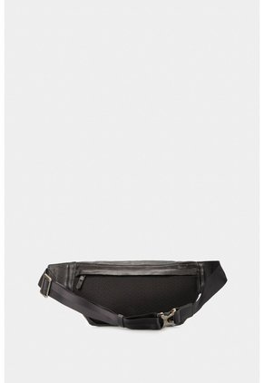 Riñonera Tivoli De Cuero Para Hombre Reata En Nylon Negro Riñonera Tivoli De Cuero Para Hombre Reata En Nylon Negro VÉLEZ