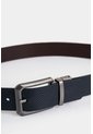 Cinturón Doble Faz Igor De Cuero Para Hombre Punta Lanza Cinturón Doble Faz Igor De Cuero Para Hombre Punta Lanza Azul Oscuro 30 VÉLEZ de Vélez