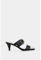 Sandalia Tacón En Cuero Para Mujer Ikal Sandalia Tacón En Cuero Para Mujer Ikal Negro 40 VÉLEZ de Vélez