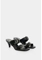 Sandalia Tacón En Cuero Para Mujer Ikal Sandalia Tacón En Cuero Para Mujer Ikal Negro 40 VÉLEZ de Vélez