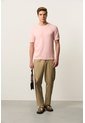 Camiseta Manga Corta Tejida Para Hombre Brisa Camiseta Manga Corta Tejida Para Hombre Brisa Rosado XL VÉLEZ de Vélez