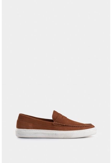 Mocasines Lyra De Cuero Para Hombre Efecto Envejecido Mocasines Lyra De Cuero Para Hombre Efecto Envejecido Miel 38 Vélez