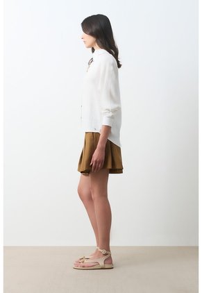 Camisa Peonia Para Mujer Manga Murciélago Camisa Peonia Para Mujer Manga Murciélago Perla L VÉLEZ