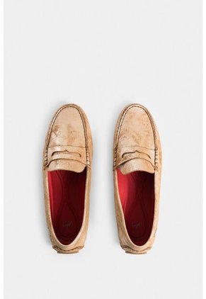 Mocasines Manchester De Cuero Folia Para Mujer Antifaz Mocasines Manchester De Cuero Folia Para Mujer Antifaz Dorado 38 VÉLEZ