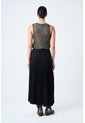 Falda Plisada Alma Para Mujer Tejido De Punto Falda Plisada Alma Para Mujer Tejido De Punto Negro 10 VÉLEZ de Vélez