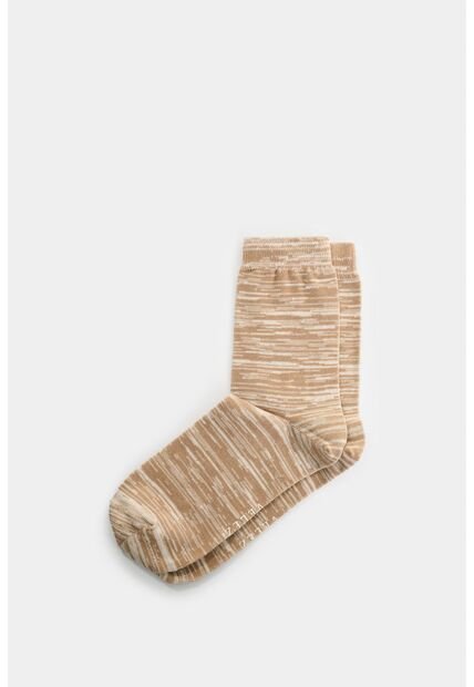 Calcetines Media Pierna Sonora Para Hombre Efecto Jaspeado Calcetines Media Pierna Sonora Para Hombre Efecto Jaspeado Arena XS VÉLEZ