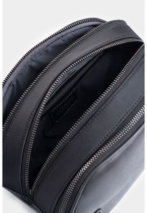 Organizador De Viaje Sorrento De Cuero Para Hombre Multifuncional Organizador De Viaje Sorrento De Cuero Para Hombre Multifuncional Negro VÉLEZ