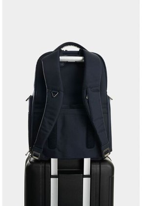 Morral Security De Lona Para Hombre Detalles En Cuero Morral Security De Lona Para Hombre Detalles En Cuero Azul Oscuro VÉLEZ