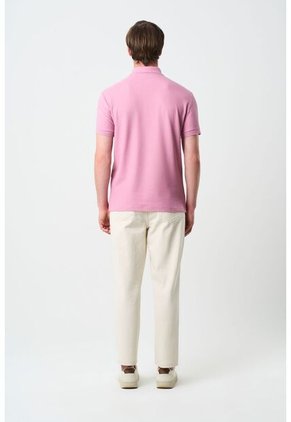Polo Manga Corta Essential Para Hombre Textura Polo Manga Corta Essential Para Hombre Textura Rosado M VÉLEZ