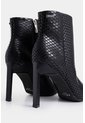 Botines Black De Cuero Para Mujer Snake Botines Black De Cuero Para Mujer Snake Negro 36 VÉLEZ de Vélez