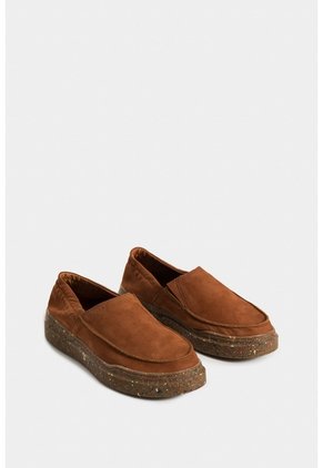 Mocasines Malta De Cuero Para Hombre Resorte Al Talón Mocasines Malta De Cuero Para Hombre Resorte Al Talón Miel 38 VÉLEZ