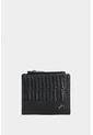 Billetera Golden De Cuero Para Mujer Detalle Grabado Billetera Golden De Cuero Para Mujer Detalle Grabado Negro VÉLEZ de Vélez