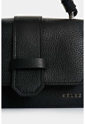 Manos Libres Garniel De Cuero Para Mujer Manija Tejida Manos Libres Garniel De Cuero Para Mujer Manija Tejida Negro VÉLEZ