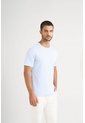 Camiseta Micropima Arizona Para Hombre Semi Ajustada Camiseta Micropima Arizona Para Hombre Semi Ajustada Azul Claro L VÉLEZ de Vélez