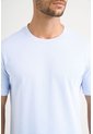 Camiseta Micropima Arizona Para Hombre Semi Ajustada Camiseta Micropima Arizona Para Hombre Semi Ajustada Azul Claro L VÉLEZ de Vélez