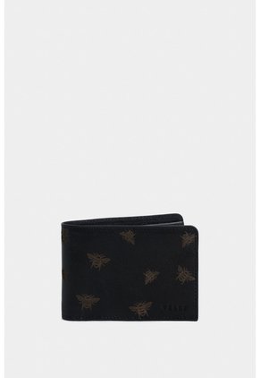 Billetera Hibiscus De Cuero Para Hombre Grabado Abeja Billetera Hibiscus De Cuero Para Hombre Grabado Abeja Negro VÉLEZ