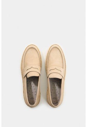 Mocasines De Cuero Gamuzado Para Hombre Ocean Mocasines De Cuero Gamuzado Para Hombre Ocean Arena 38 VÉLEZ