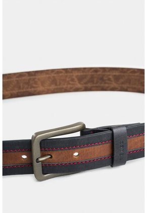 Cinturón Unifaz Soft De Cuero Para Hombre Punta Trapecio Cinturón Unifaz Soft De Cuero Para Hombre Punta Trapecio Azul Oscuro 30 VÉLEZ