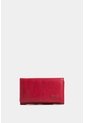 Billetera Plegable Real 3.0 De Cuero Para Mujer Amplia Capacidad Billetera Plegable Real 3.0 De Cuero Para Mujer Amplia Capacidad Rojo VÉLEZ de Vélez