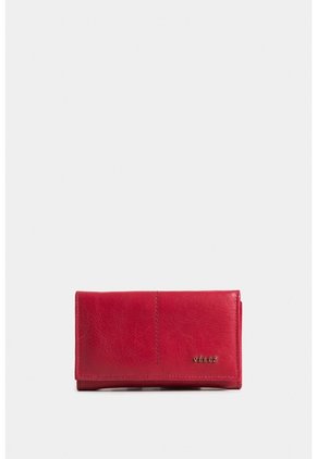 Billetera Plegable Real 3.0 De Cuero Para Mujer Amplia Capacidad Billetera Plegable Real 3.0 De Cuero Para Mujer Amplia Capacidad Rojo VÉLEZ