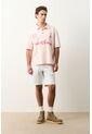 Polo Cropped En Algodón Para Hombre Primavera Polo Cropped En Algodón Para Hombre Primavera Rosado L VÉLEZ de Vélez