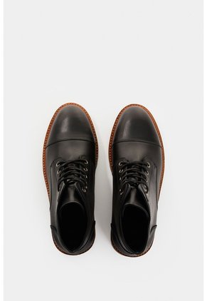 Botas De Cuero Para Hombre Ray Botas De Cuero Para Hombre Ray Negro 44 VÉLEZ