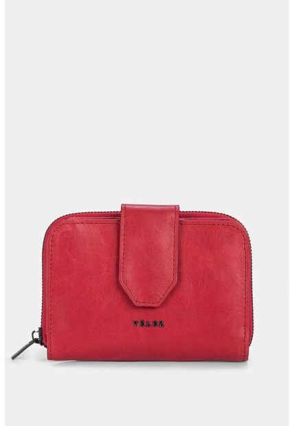 Billetera Dijon De Cuero Para Mujer Chapeta Corte Hexagonal Billetera Dijon De Cuero Para Mujer Chapeta Corte Hexagonal Rojo Vélez