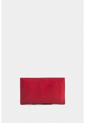 Billetera Plegable Real 3.0 De Cuero Para Mujer Amplia Capacidad Billetera Plegable Real 3.0 De Cuero Para Mujer Amplia Capacidad Rojo VÉLEZ