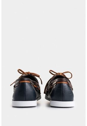 Zapatos Cordón De Cuero Contrastes Zapatos Cordón De Cuero Contrastes Azul Oscuro 41 VÉLEZ