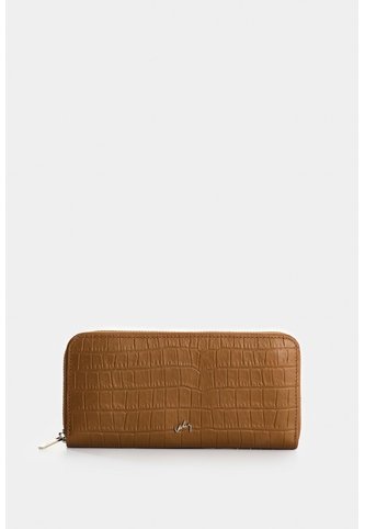 Porta Chequera Tulia De Cuero Para Mujer Con Grabado Porta Chequera Tulia De Cuero Para Mujer Con Grabado Miel VÉLEZ Vélez