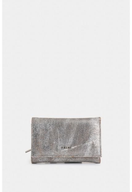 Billetera Real De Cuero Folia Para Mujer Efecto Con Monedero Billetera Real De Cuero Folia Para Mujer Efecto Con Monedero Plata Vélez
