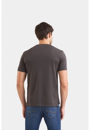 Camiseta Micropima Arizona Para Hombre Semi Ajustada Camiseta Micropima Arizona Para Hombre Semi Ajustada Negro L VÉLEZ
